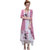 邑概念 夏季新款棉麻连衣裙女文艺范休闲两件套中长款亚麻套装裙1602(紫粉色 XXL)第3张高清大图