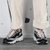 Skechers斯凯奇运动鞋女鞋 2022春夏季新款厚底熊猫鞋透气休闲鞋子低帮老爹鞋13143-BKGY(黑色 39)第6张高清大图