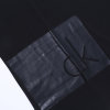 卡文克莱Calvin Klein男装 CK男式T恤时尚V领纯棉短袖t恤90707(黑色 L)
