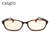 卡莎度(CASATO) 男女款黑色素镜片防蓝光防辐射眼镜框架 电脑护目镜可以配镜1312(棕色)第3张高清大图