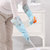 家居百货清洁用手套E762橡胶加绒加厚型PVC防水防滑家务手套(加绒束口花边蓝色)第2张高清大图