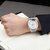 天梭(TISSOT)瑞士手表男 瑞士石英表 库图系列皮带休闲儒雅百搭男士手表(白色)第3张高清大图