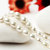 漂亮百合 925银水滴珍珠项链 佳人米形淡水珍珠锁骨链(白色)第2张高清大图