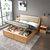 诱居 床 时光极简北欧实木床 原木色橡胶木现代简约软件靠床铺1.8米日式双人1.5m单人床(1.5米 单床)第5张高清大图