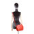 蔻驰 COACH 奢侈品 女士专柜款皮革几何单肩斜挎包中号红色 141 B4EMK(红色)第10张高清大图