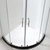 艾戈恋家卫浴 扇形整体淋浴房 浴室钢化玻璃门沐浴房QBG42-F拉手 定做其他非标尺寸(价格另议 详询客服)(6mm厚玻璃 0.9米)第3张高清大图