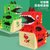 抖音同款恐龙纸箱可穿纸皮手工制作DIY模型创意生日礼物儿童玩具 红恐龙(绿恐龙 默认版本)第3张高清大图