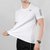 Adidas阿迪达斯男装 2022夏季新款运动服休闲服健身跑步训练圆领短袖T恤EK2855(白色 A/M)第5张高清大图