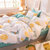 黛丝丹奴 简约全棉四件套纯棉床单双人被套家用被罩4件套床上用品(柠檬 被套2x2.3m床单2.3x2.5m)第2张高清大图