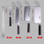 张小泉檀六件刀具套装 钼钒钢不锈钢切片刀 德国进口厨房厨房菜刀(默认)第5张高清大图