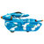 锋源 战机坦克自动变形儿童电动玩具男孩旋转战斗礼物带灯光(蓝色)第5张高清大图