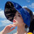 SUNTEKins网红韩国空顶帽贝壳帽防晒遮阳帽太阳帽折叠发箍夏季潮帽子女(均码 空顶鸭舌帽-白色)第5张高清大图