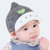 milkyfriends新款宝宝帽子春夏季快乐成长婴儿鸭舌帽儿童棒球帽(蓝色 48号：帽围（47-49cm）)第4张高清大图