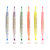 天色彩色荧光笔 标记醒目记号笔 可爱创意学习标记用笔 双头办公用笔 6支/盒第2张高清大图