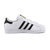 Adidas阿迪达斯三叶草金标贝壳头经典款黑白低帮板鞋贝壳鞋FU7712(35.5 白色)第2张高清大图