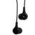 锐思 REW-l01 情侣系列有线耳机 黑色 凹凸有致 区分佩戴 一键线控 高清通话第4张高清大图