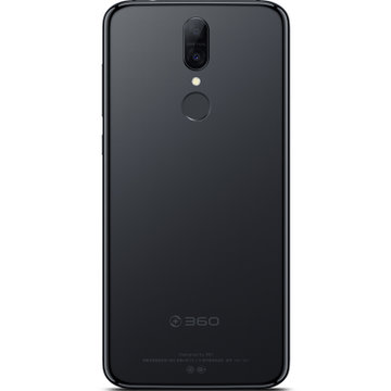 360手机 N6 Pro 全网通 移动联通电信4G智能手机 双卡双待 全 面屏(极夜黑 全网通 4GB+64GB)