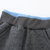 贝壳元素宝宝卡通运动裤 冬装新款男童童装儿童加绒加厚长裤kzb686(140 深灰色)第3张高清大图
