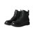 森达2021冬季新款商场同款时尚皮带扣ins潮休闲女马丁靴4AG01DD1(黑色 40)第7张高清大图