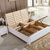 王者佳人 橡胶木床1.5 1.8米双人床现代中式实木床 加厚款大床婚床 HLHF-815(海棠色1.5米)第4张高清大图