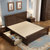 亚格林 美式 床 实木床1.5单人床1.8米双人床大床高箱(床)第2张高清大图