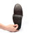 米斯康（MR.KANG） MR.KANG牛皮鞋男士软底系带中年爸爸鞋软皮皮鞋单鞋6081(黑色)(39码)第4张高清大图