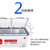 中冷（ZL）卧式冰柜 商用冷柜冷藏冷冻柜 家用单温电冰柜 冷藏冷冻 鲜肉柜雪糕柜保鲜柜(WR/WF758 2米)第5张高清大图