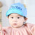 春秋季宝宝帽子婴儿男童儿童棒球鸭舌帽0-3-6-12个月新生儿男童女童鸭舌帽(深灰色)第4张高清大图