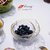 创意网红水果盘果篮家用ins风北欧现代简约客厅水晶玻璃沙拉碗kb6(紫金波纹大、中、小(三连装)送水15)第3张高清大图