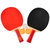 ENPEX乐士乒乓球拍娱乐型2只装乒乓板 乐士8835乒乓拍(红色)第2张高清大图