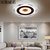 汉斯威诺超薄LED吸顶灯马卡龙创意卧室灯现代简约北欧创意客厅灯(40厘米15W+14W)第4张高清大图