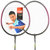 红双喜/DHS羽毛球拍2支装对拍家庭情侣装羽拍含拍套送3球 1012升级款对拍（颜色随机）(对拍)第3张高清大图