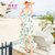 莉菲姿 夏巴厘岛沙滩裙海边度假露背吊带雪纺连衣裙超仙女显瘦长裙(图色)第3张高清大图