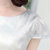 VEGININA  中长款复古旗袍印花裙子 9684(牡丹粉底 3XL)第4张高清大图