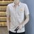 夏季男装短袖休闲商务男士衬衫1000-243(卡其 XL)第4张高清大图