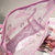 莫尔克（MERKEL）新款三件套女包蕾丝子母包韩版印花包透明果冻包单肩斜跨休闲沙滩包大包(粉红色)第2张高清大图