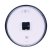 天王星Telesonic静音创意钟表客厅挂钟12寸时钟9651(黑白色)第4张高清大图