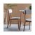 样子生活 实木餐桌椅组合 可伸缩折叠圆桌钢化玻璃餐桌长方形桌现(原木色+白色)第5张高清大图