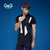 G&G男装新款夏季男士短袖衬衫修身印花休闲衬衣潮流学生青年衬衣(黑色 XXXL)第2张高清大图