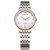 罗西尼(ROSSINI)手表典美时尚系列腕表 简约轻薄防水石英表钢带女士手表白盘女表817728(棕色皮带)第5张高清大图