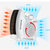 志高(CHIGO) 取暖器节能省电小太阳迷你家用电暖器办公室电暖风机自然风暖风两用ZNB-180(新款小白)第5张高清大图