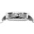 天梭/Tissot手表 力洛克系列 钢带机械女表T41.1.183.33(银壳黑面白带 钢带)第5张高清大图