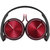 索尼（SONY） MDR-ZX310耳机头戴式重低音可折叠耳机(红色)第5张高清大图