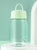 卡西诺塑料水杯女夏天儿童小学生简约防摔便携带盖运动水壶茶杯子(莫兰迪绿色1000ML【有茶隔-密封防漏】)第5张高清大图