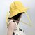 SUNTEK儿童防飞沫面罩夏男女童宝宝隔离遮脸防尘头罩可拆卸小孩防护帽子(可调节（适合1-15儿童） 白色)第5张高清大图