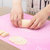 揉面垫烘焙垫擀面垫硅胶食品级耐高温带刻度防滑不粘硅胶垫厨房烘焙工具(粉色特大号50*70)第2张高清大图