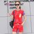 莉菲姿 运动套装女夏新款韩版潮女士宽松休闲纯棉学生跑步两件套(红色)第3张高清大图