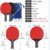克洛斯威初学者运动三星乒乓球拍/1100(黑红色 直拍)第6张高清大图