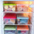 冰箱收纳盒保鲜盒套装塑料密封盒可饺子冷冻盒食品水果饭盒(简约白 2个装)第3张高清大图