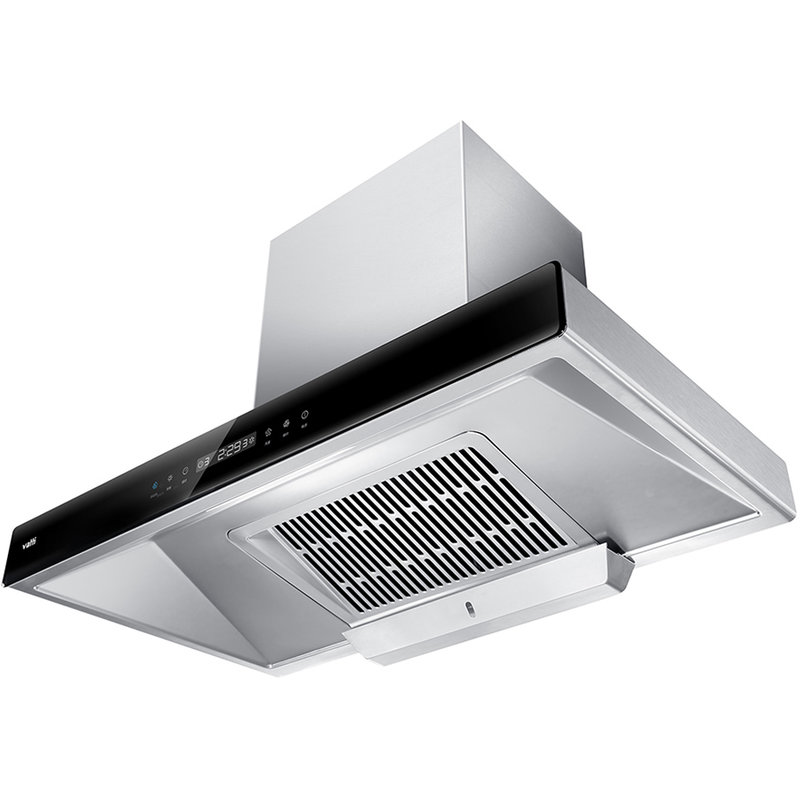 华帝vatticxw270e660az不锈钢大风量塔型烟机银